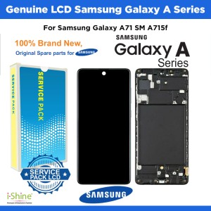 Genuine Service Pack LCD Display Touch Screen Digitizer For Samsung Galaxy A71 SM A715f