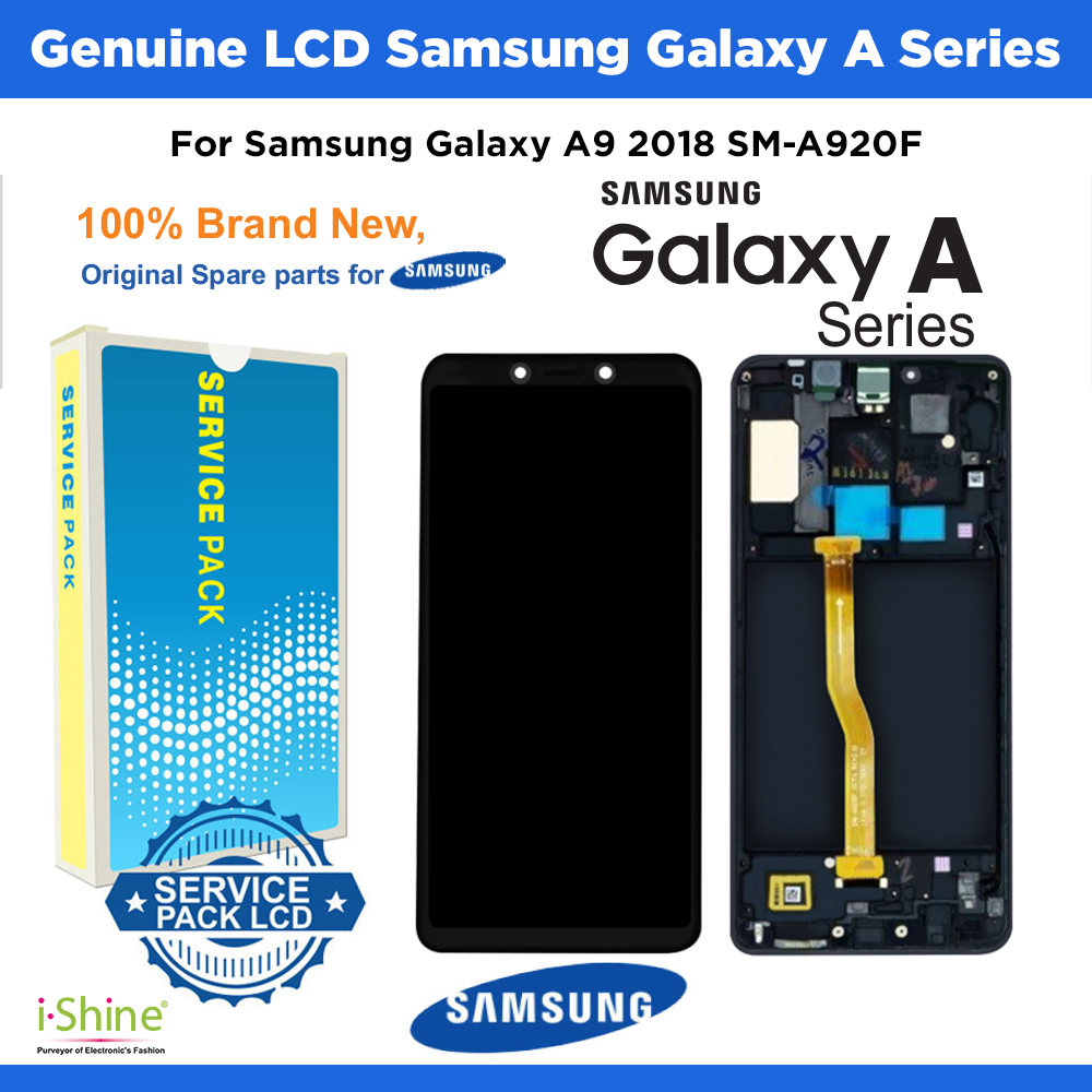 Genuine Service Pack LCD Display Touch Screen Digitizer For Samsung Galaxy A9 2018 SM-A920F