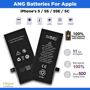 ANG Batteries For Apple iPhone's 5 / 5S / 5SE / 5C
