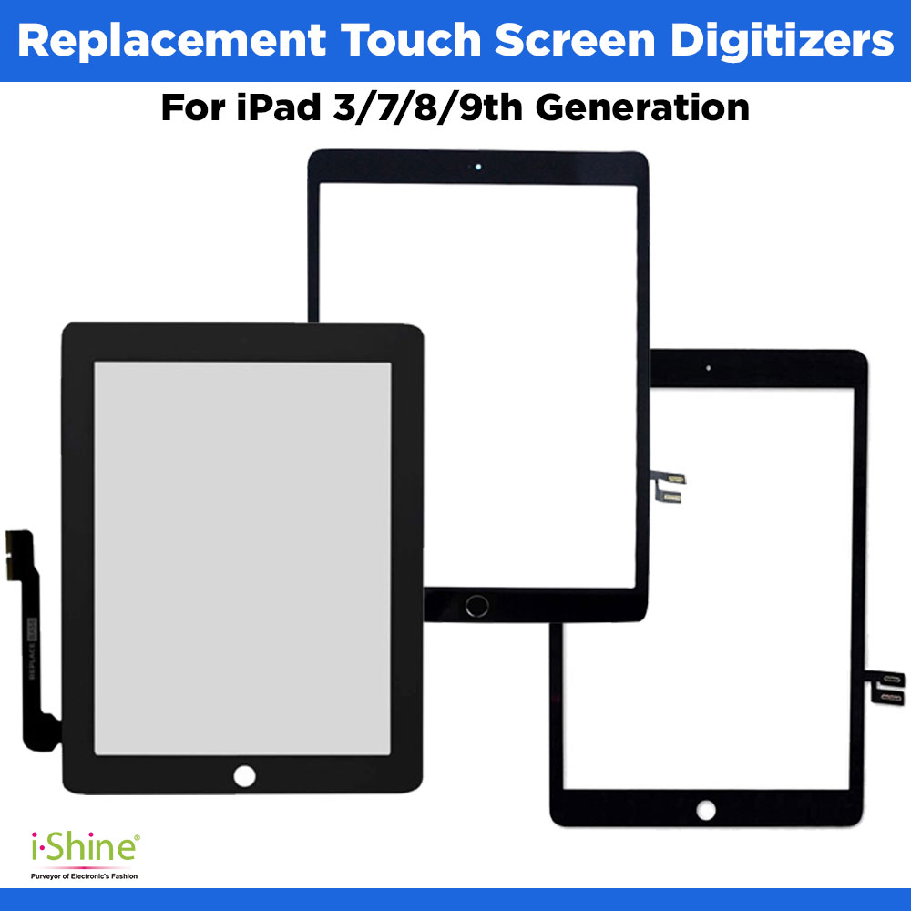 Replacement Touch Screen Digitizers For iPad 3/7/8/9th Generation