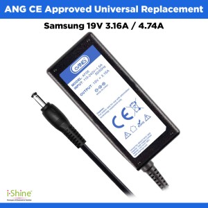 ANG CE Approved Samsung 19V 3.16A / 4.74A Replacement Laptop Adapter Charger