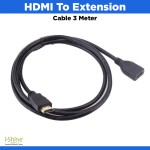 HDMI To Extension Cable 3 Meter