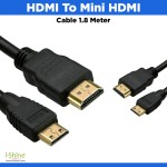 HDMI To Mini HDMI Cable 1.8 Meter