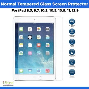 Normal Tempered Glass Screen Protector For iPad 8.3, 9.7, 10.2, 10.5, 10.9, 11, 12.9