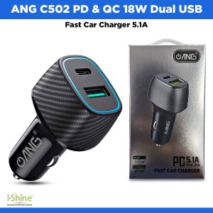 ANG C502 PD &amp; QC 18W Fast Car Charger 5.1A