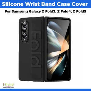 Silicone Wrist Band Case Cover Compatible For Samsung Galaxy Z Fold3, Z Fold4, Z Fold5
