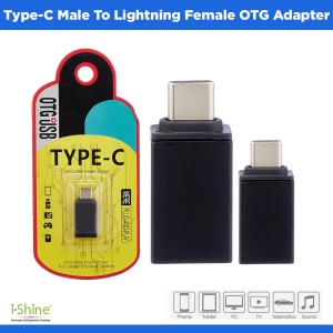 Type-C Male To Lightning Female OTG Adapter
