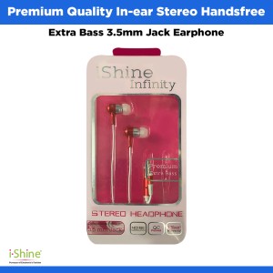Premium Quality Extra Bass 3.5mm Jack In-ear Stereo Handsfree / Earphone
